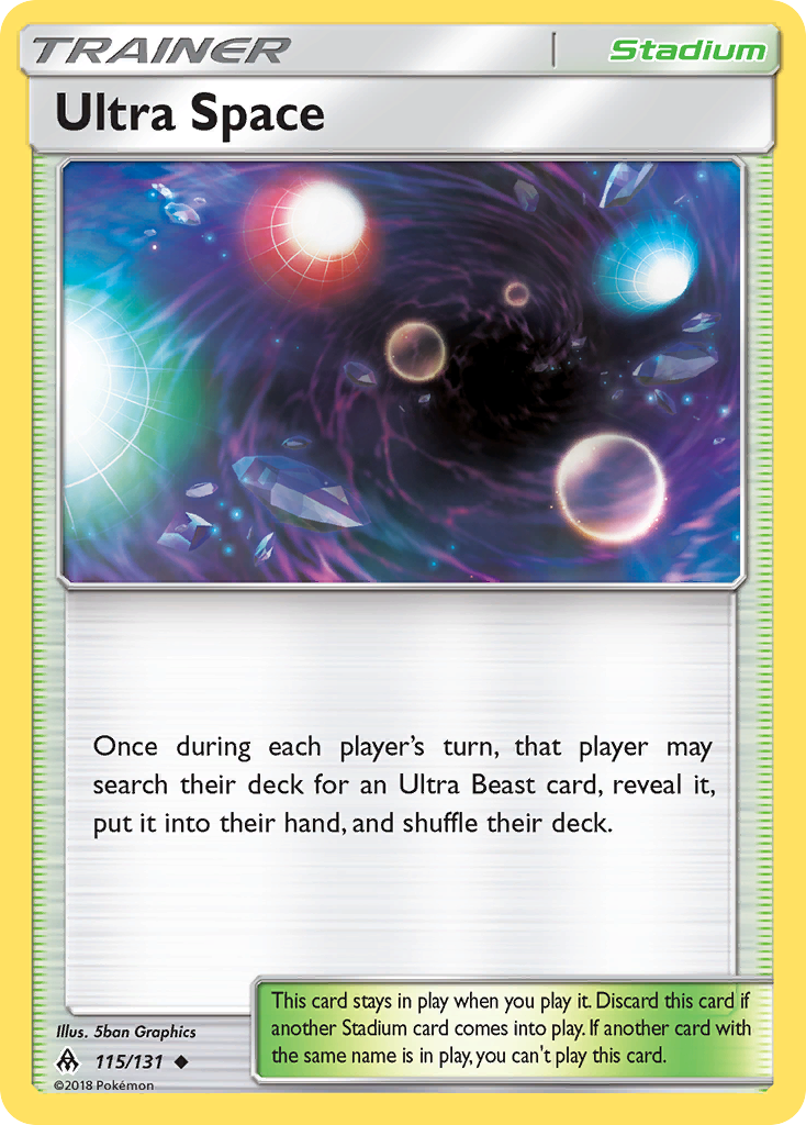 Ultra Space (115/131) [Sun & Moon: Forbidden Light] | Silver Goblin