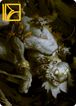 Nested Shambler Art Card (Gold-Stamped Signature) [Modern Horizons 2 Art Series] | Silver Goblin