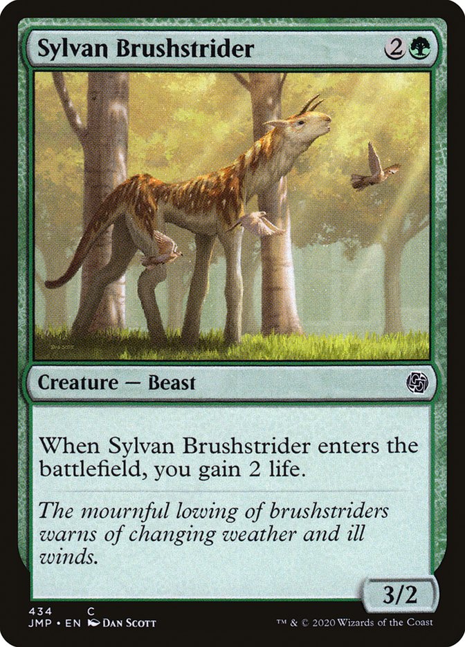 Sylvan Brushstrider [Jumpstart] | Silver Goblin