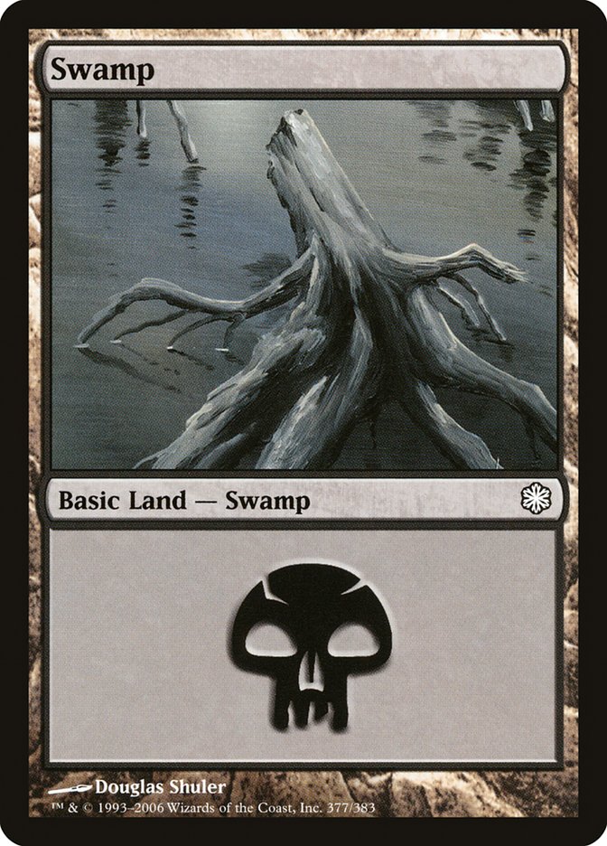 Swamp (377) [Coldsnap Theme Decks] | Silver Goblin