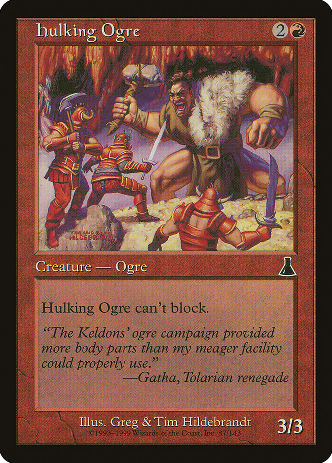 Hulking Ogre [Urza's Destiny] | Silver Goblin