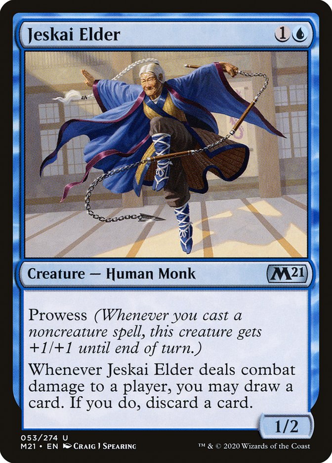 Jeskai Elder [Core Set 2021] | Silver Goblin