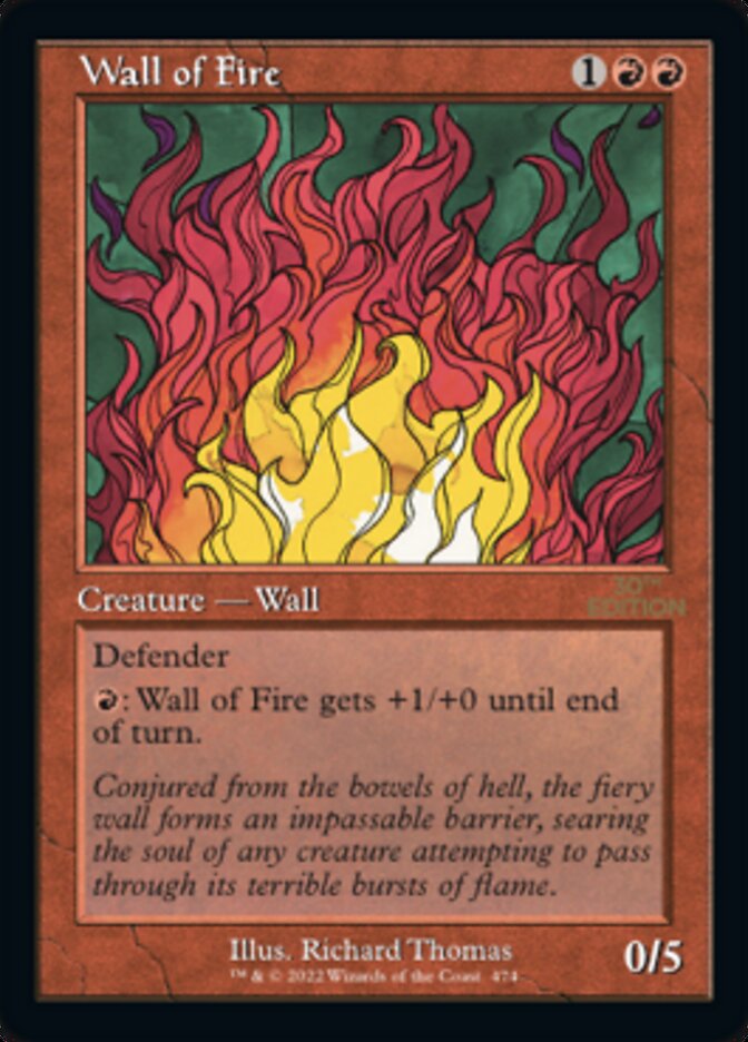 Wall of Fire (Retro) [30th Anniversary Edition] | Silver Goblin