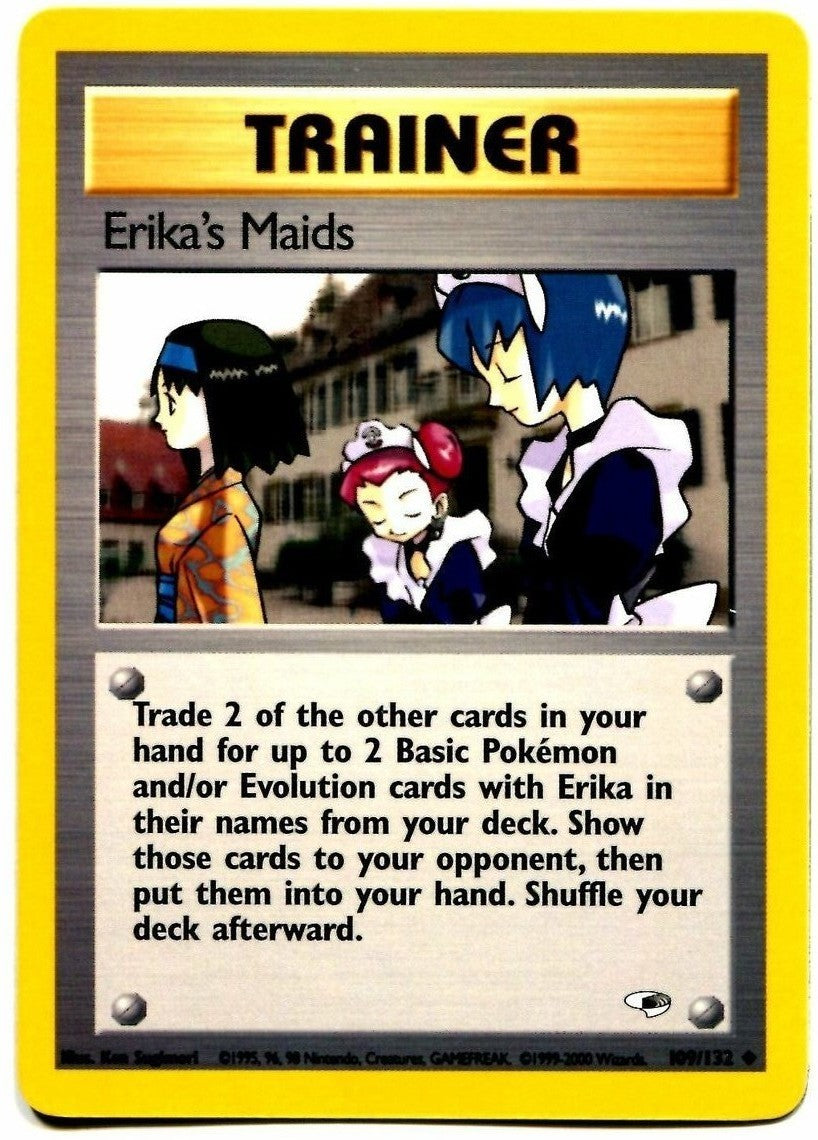 Erika's Maids (109/132) [Gym Heroes Unlimited] | Silver Goblin