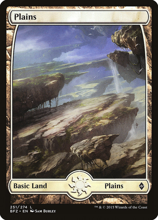 Plains (251) (Full Art) [Battle for Zendikar] | Silver Goblin