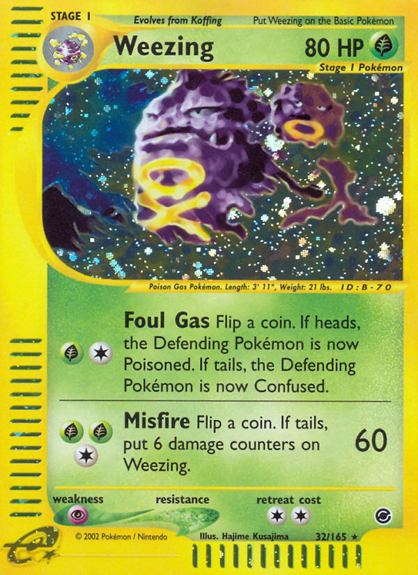 Weezing (32/165) [Expedition: Base Set] | Silver Goblin