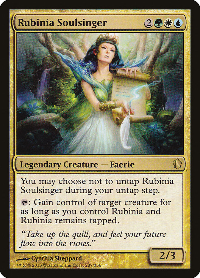 Rubinia Soulsinger [Commander 2013] | Silver Goblin