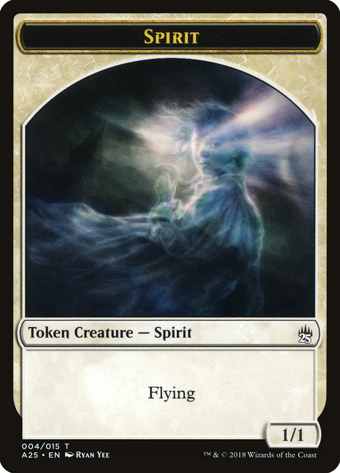 Spirit Token (004/015) [Masters 25 Tokens] | Silver Goblin