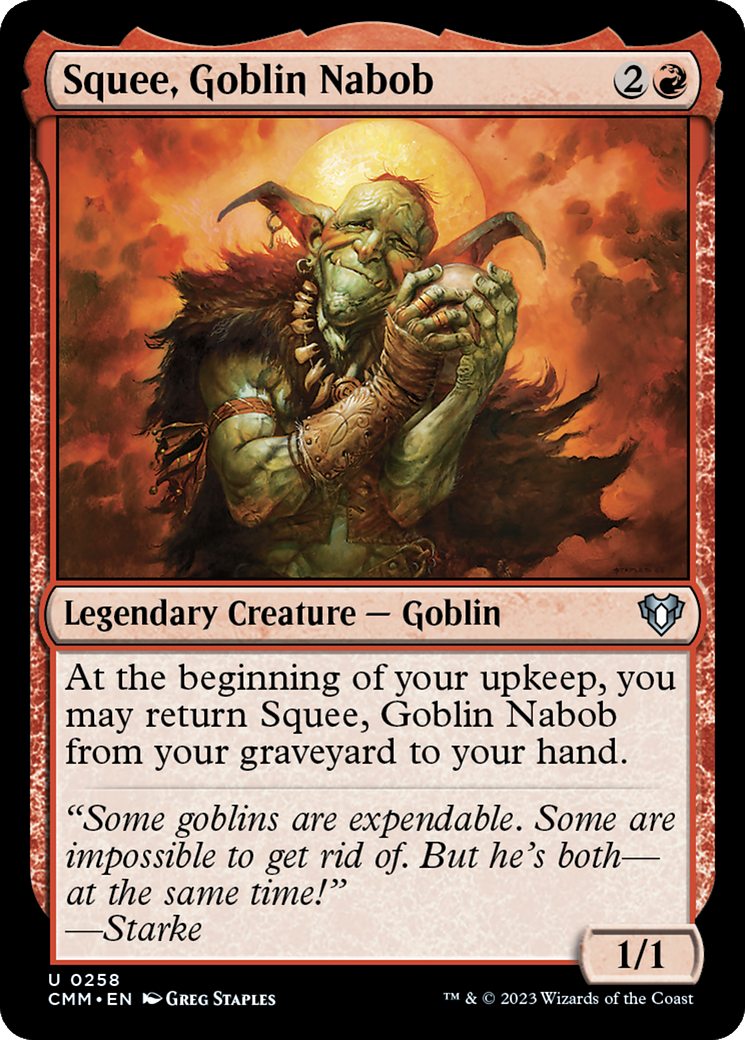 Squee, Goblin Nabob [Commander Masters] | Silver Goblin