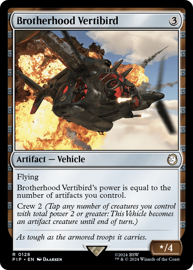 Brotherhood Vertibird [Fallout] | Silver Goblin