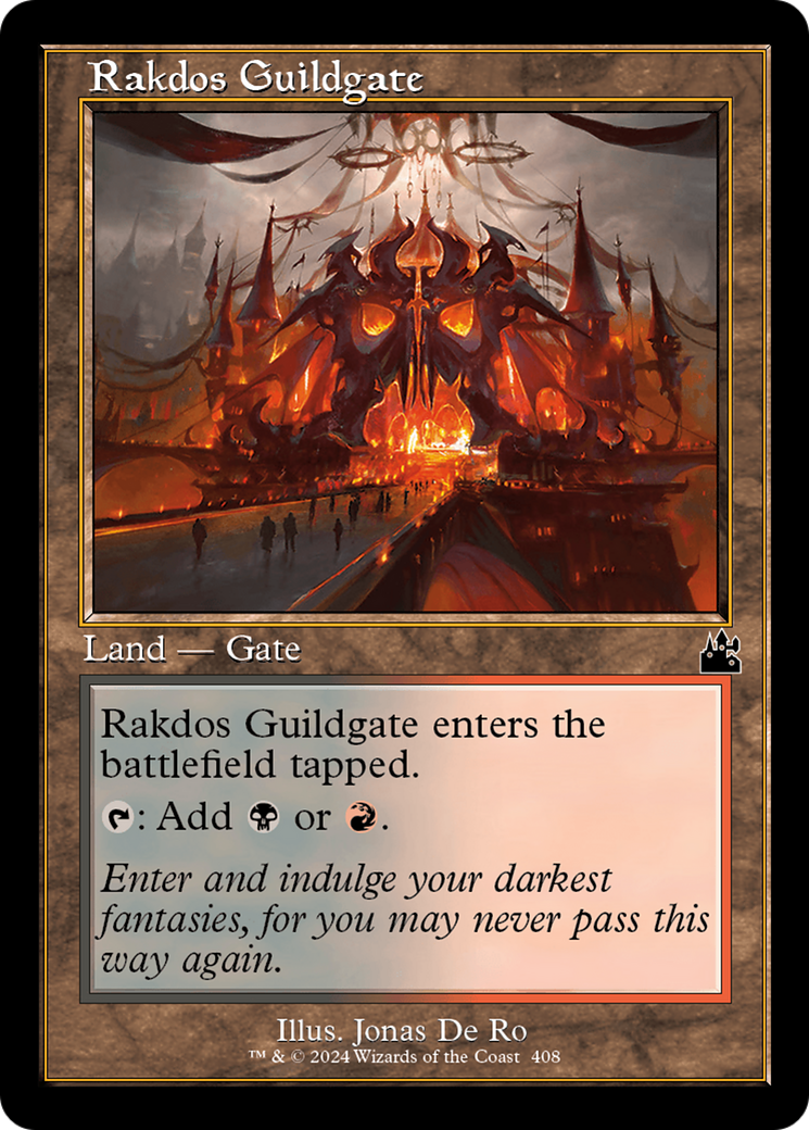Rakdos Guildgate (Retro Frame) [Ravnica Remastered] | Silver Goblin