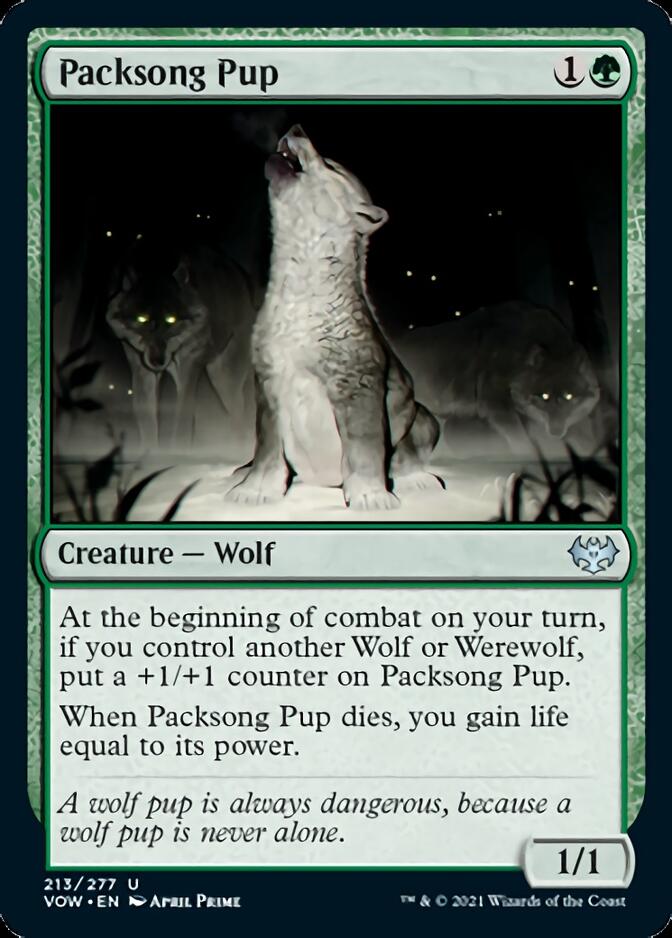 Packsong Pup [Innistrad: Crimson Vow] | Silver Goblin