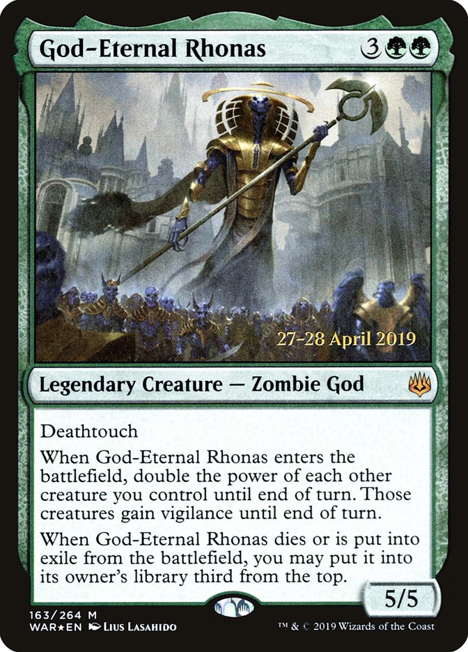 God-Eternal Rhonas [War of the Spark Prerelease Promos] | Silver Goblin