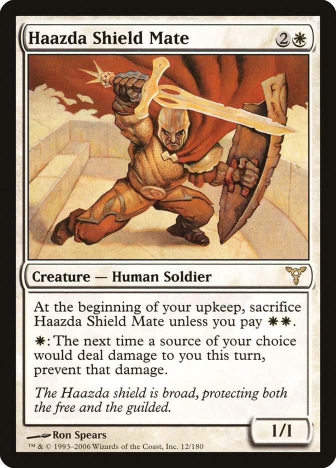 Haazda Shield Mate [Dissension] | Silver Goblin