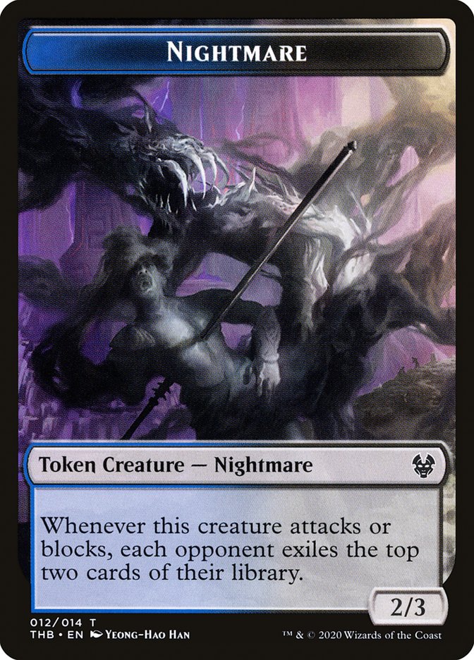 Nightmare Token [Theros Beyond Death Tokens] | Silver Goblin