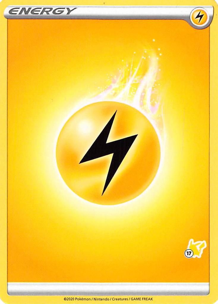 Lightning Energy (Pikachu Stamp #17) [Battle Academy 2022] | Silver Goblin