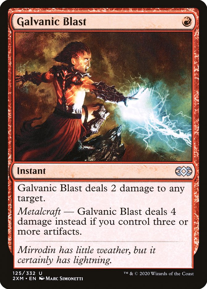 Galvanic Blast [Double Masters] | Silver Goblin