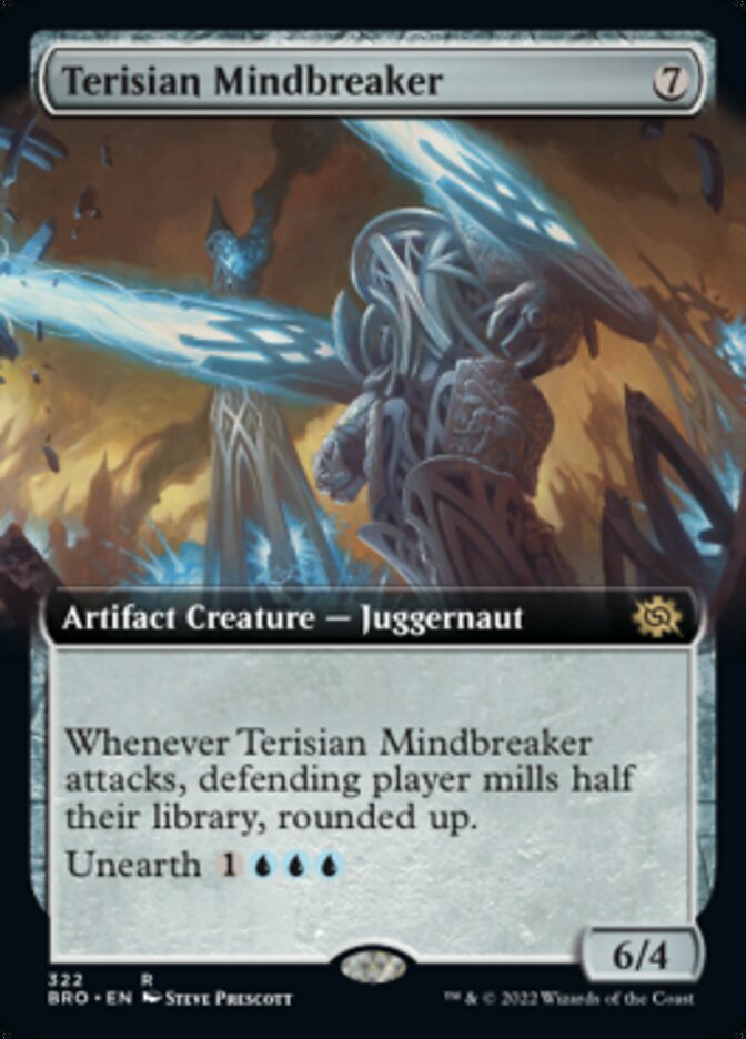 Terisian Mindbreaker (Extended Art) [The Brothers' War] | Silver Goblin