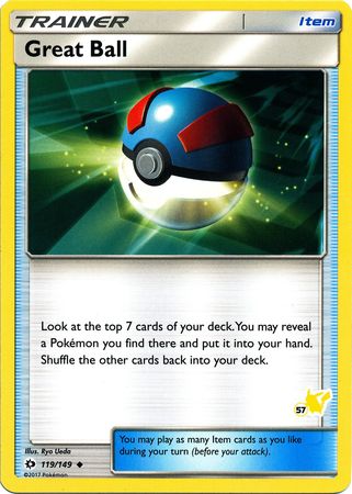 Great Ball (119/149) (Pikachu Stamp #57) [Battle Academy 2020] | Silver Goblin