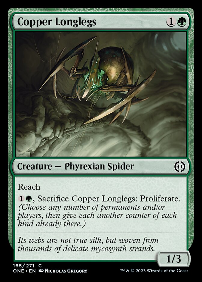 Copper Longlegs [Phyrexia: All Will Be One] | Silver Goblin