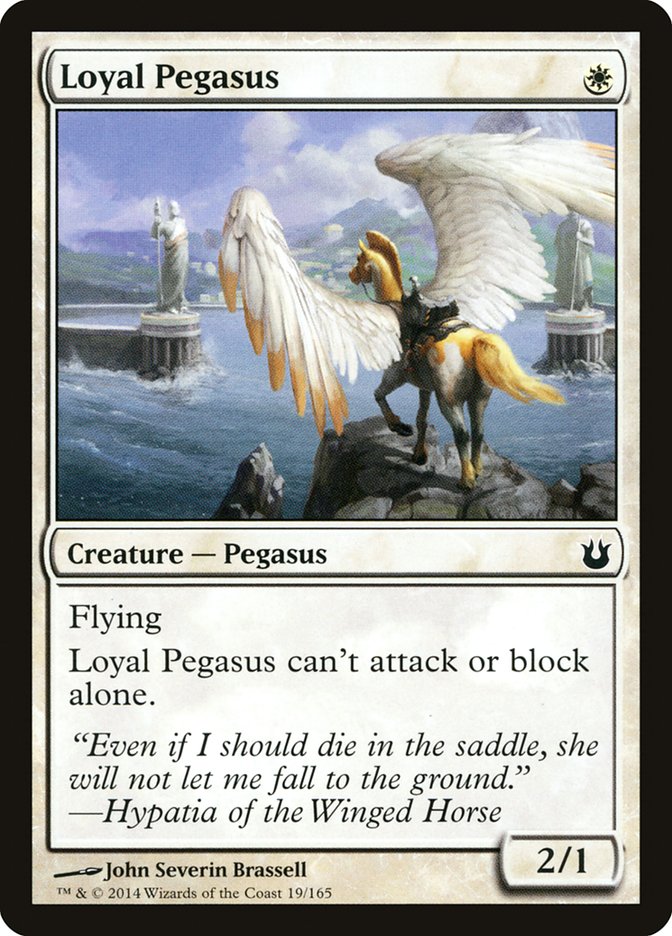 Loyal Pegasus [Born of the Gods] | Silver Goblin