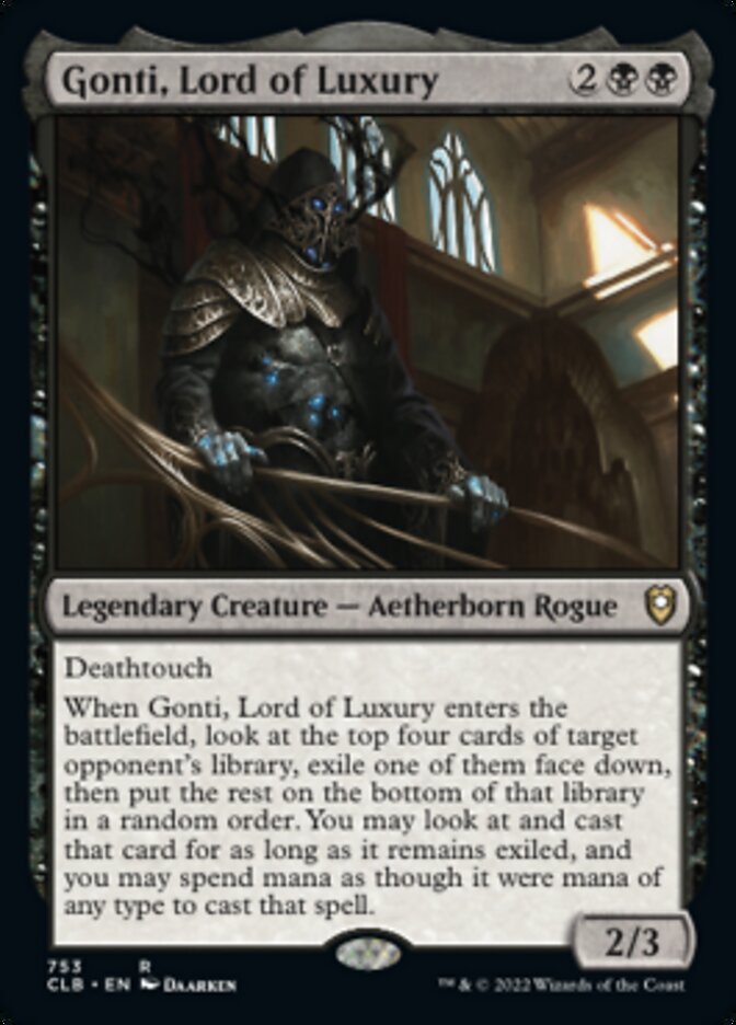 Gonti, Lord of Luxury [Commander Legends: Battle for Baldur's Gate] | Silver Goblin