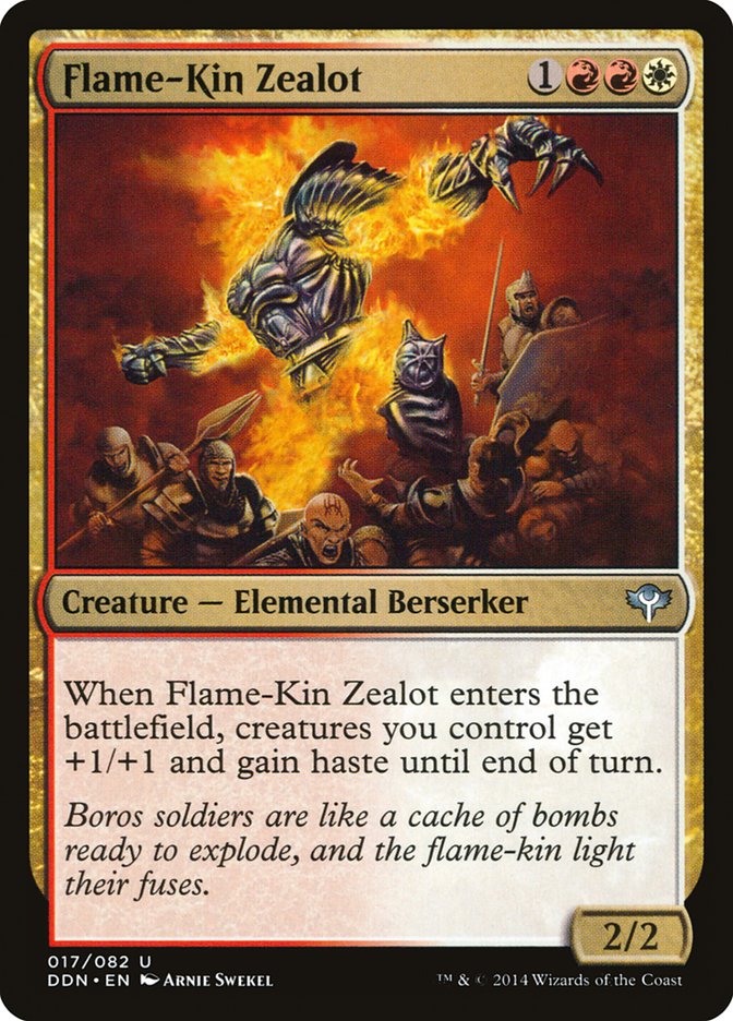 Flame-Kin Zealot [Duel Decks: Speed vs. Cunning] | Silver Goblin