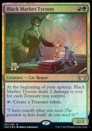 Black Market Tycoon [Streets of New Capenna Prerelease Promos] | Silver Goblin