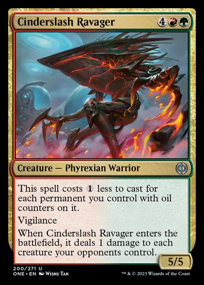 Cinderslash Ravager [Phyrexia: All Will Be One] | Silver Goblin
