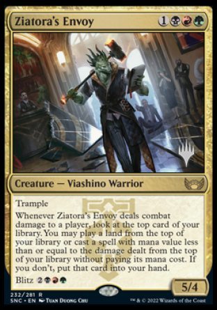 Ziatora's Envoy (Promo Pack) [Streets of New Capenna Promos] | Silver Goblin