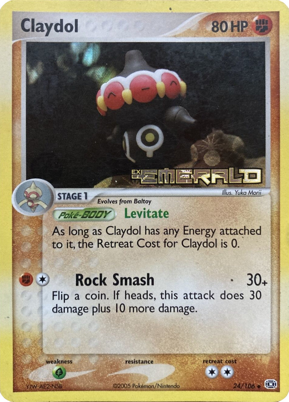 Claydol (24/106) (Stamped) [EX: Emerald] | Silver Goblin