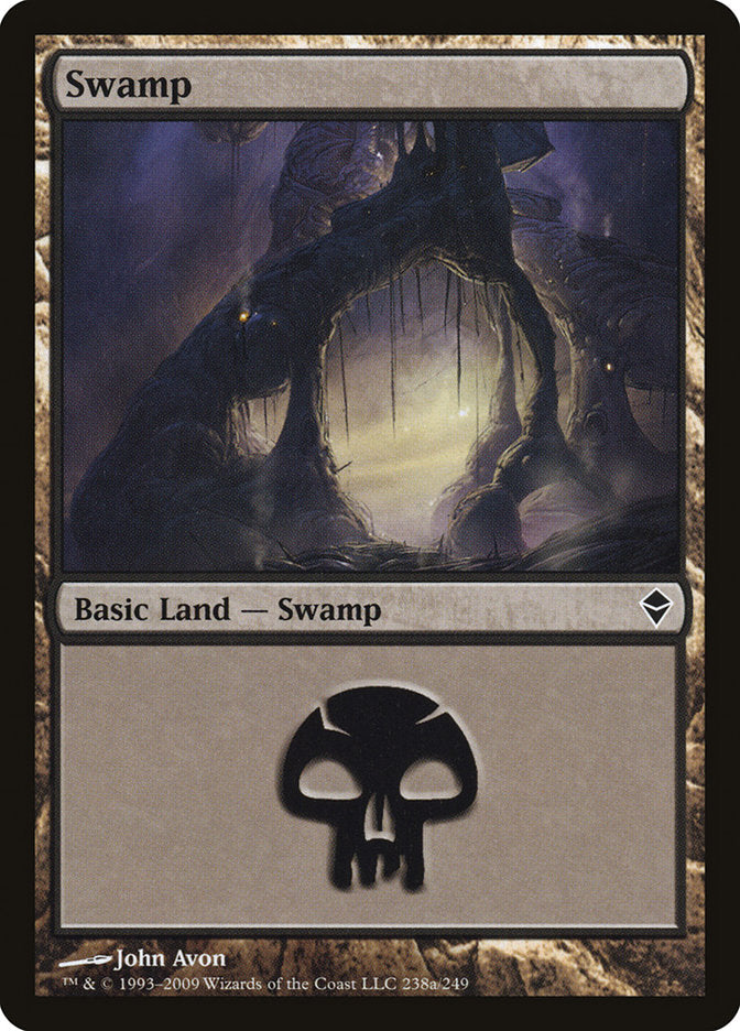 Swamp (238a) [Zendikar] | Silver Goblin