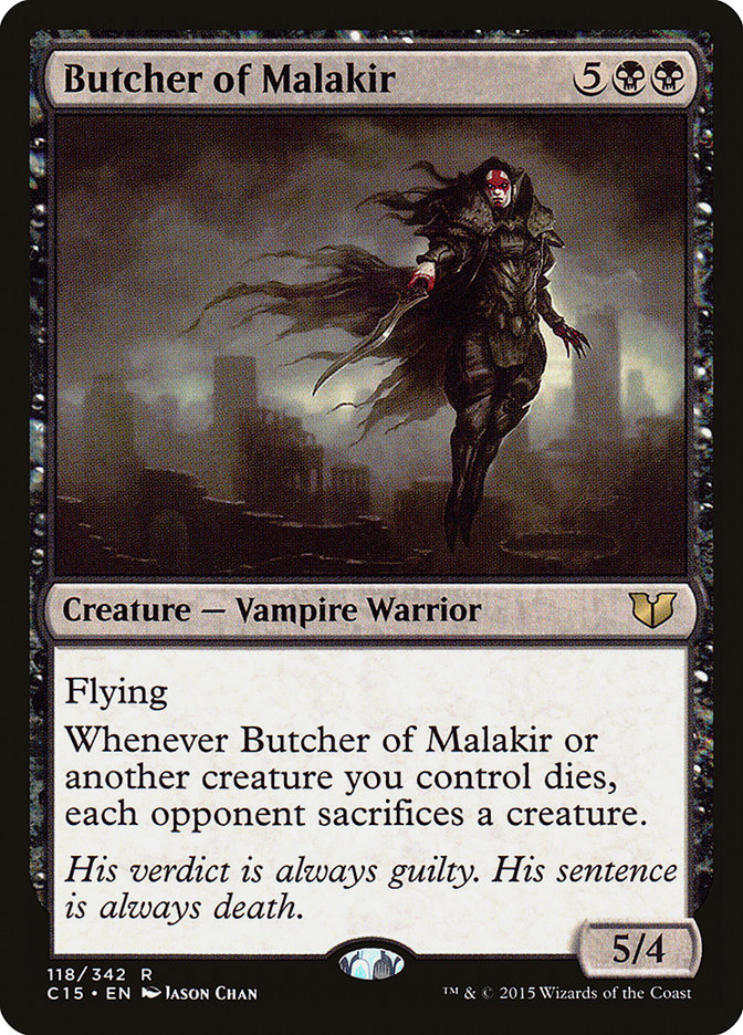 Butcher of Malakir [Commander 2015] | Silver Goblin