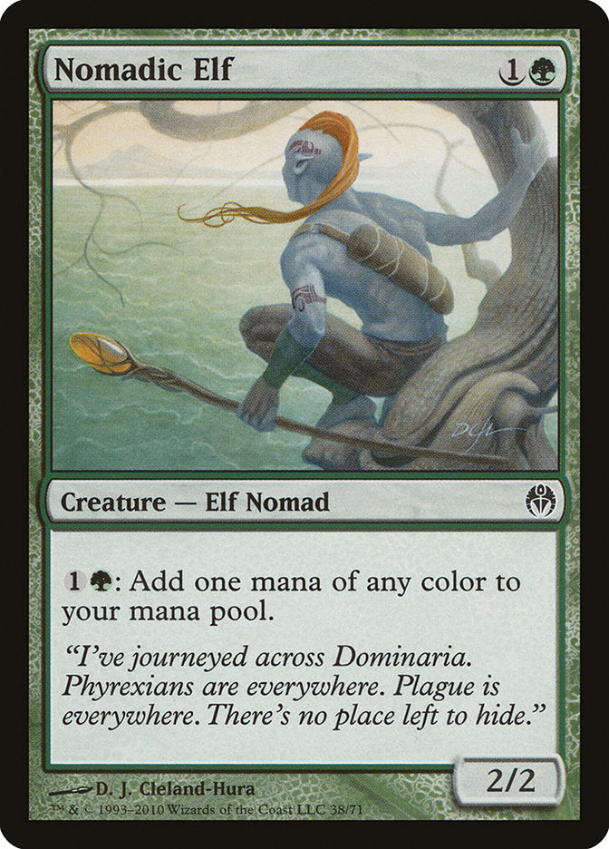 Nomadic Elf [Duel Decks: Phyrexia vs. the Coalition] | Silver Goblin