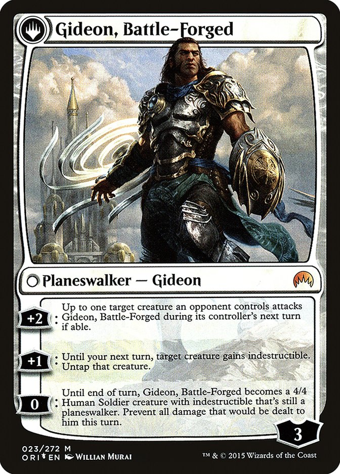 Kytheon, Hero of Akros // Gideon, Battle-Forged [Magic Origins Prerelease Promos] | Silver Goblin