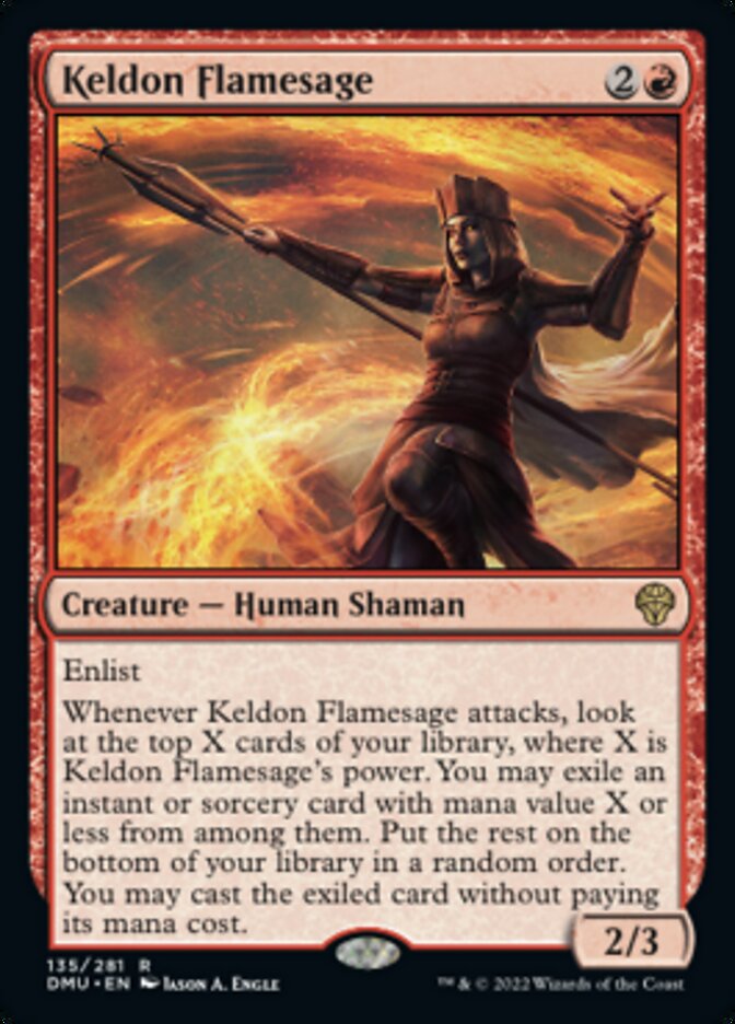 Keldon Flamesage [Dominaria United] | Silver Goblin