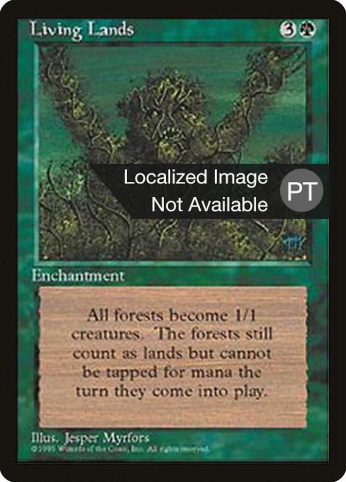 Living Lands [Fourth Edition (Foreign Black Border)] | Silver Goblin