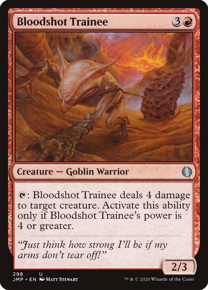 Bloodshot Trainee [Jumpstart] | Silver Goblin