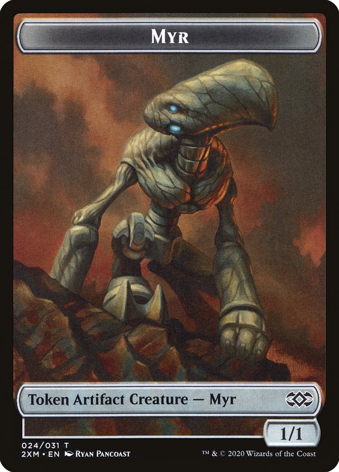 Myr Token (024/031) [Double Masters Tokens] | Silver Goblin