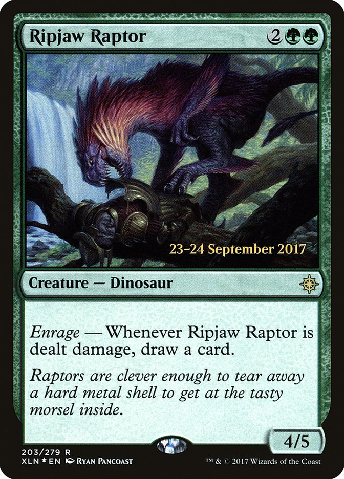 Ripjaw Raptor [Ixalan Prerelease Promos] | Silver Goblin