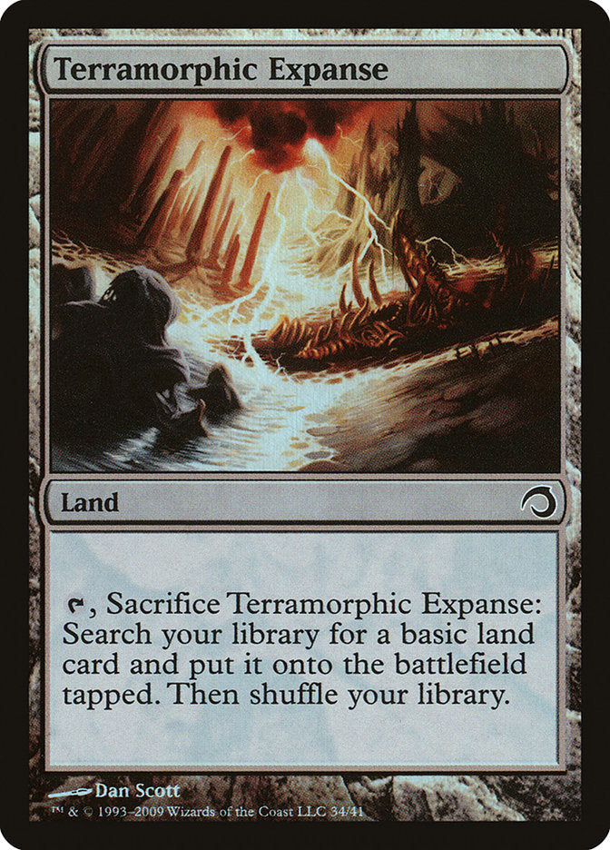 Terramorphic Expanse [Premium Deck Series: Slivers] | Silver Goblin