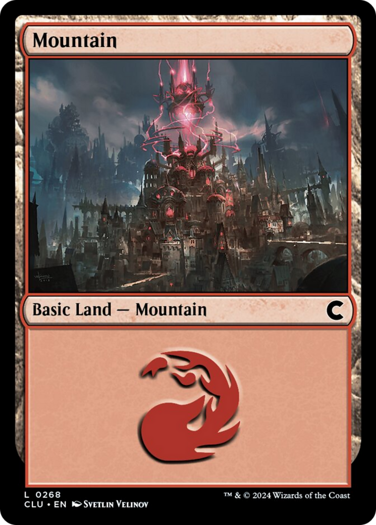 Mountain (0268) [Ravnica: Clue Edition] | Silver Goblin
