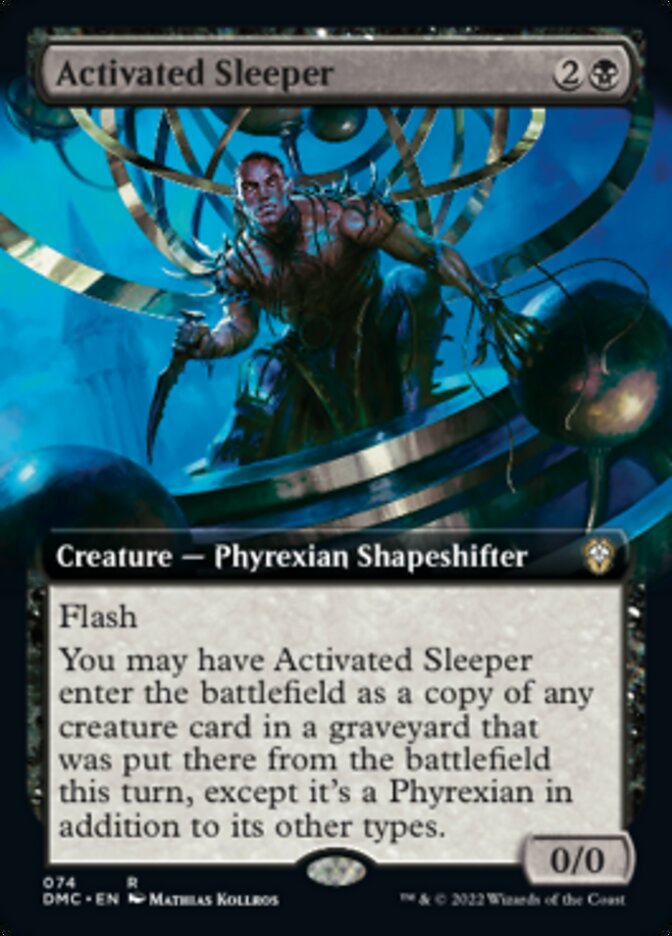 Activated Sleeper (Extended Art) [Dominaria United Commander] | Silver Goblin
