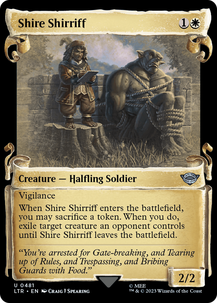 Shire Shirriff [The Lord of the Rings: Tales of Middle-Earth Showcase Scrolls] | Silver Goblin