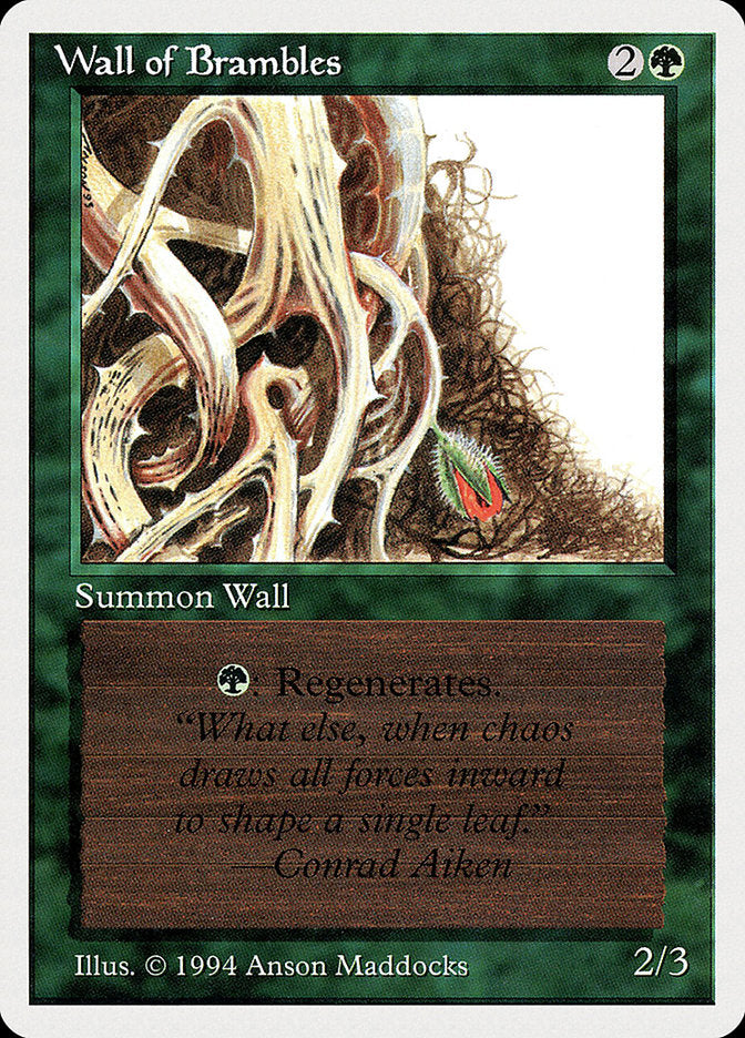 Wall of Brambles [Summer Magic / Edgar] | Silver Goblin