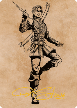 Astarion, the Decadent Art Card (Gold-Stamped Signature) [Commander Legends: Battle for Baldur's Gate Art Series] | Silver Goblin