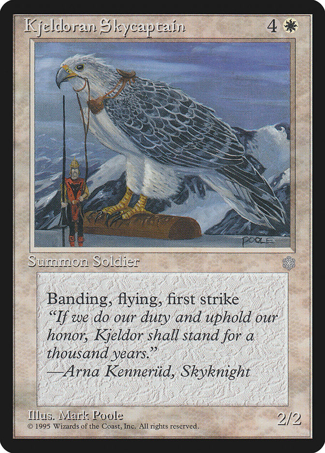 Kjeldoran Skycaptain [Ice Age] | Silver Goblin
