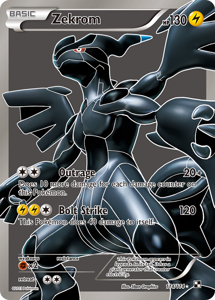 Zekrom (114/114) [Black & White: Base Set] | Silver Goblin