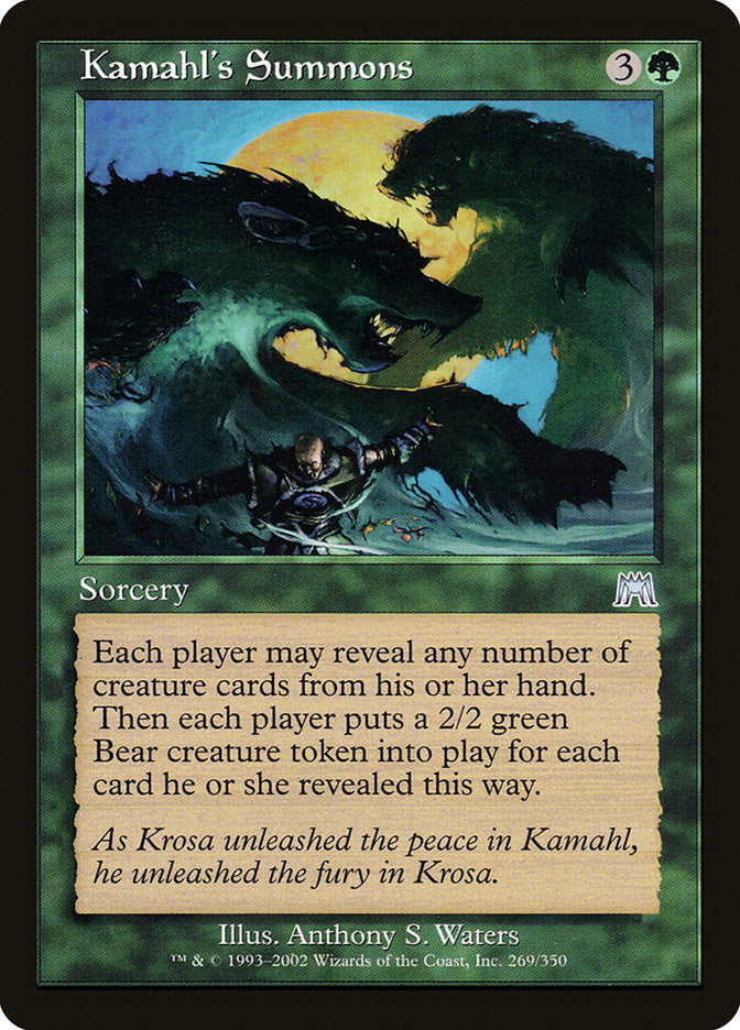 Kamahl's Summons [Onslaught] | Silver Goblin