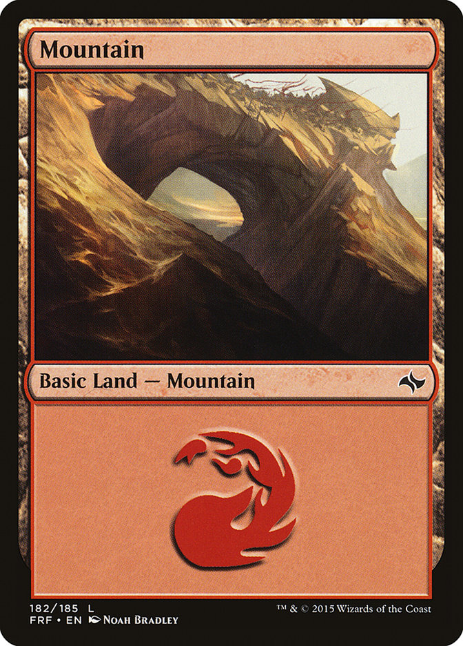 Mountain (182) [Fate Reforged] | Silver Goblin